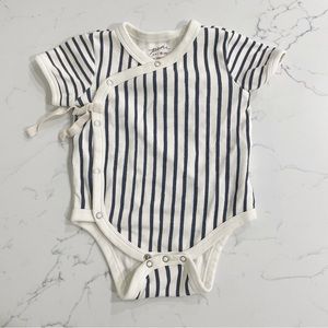 PEHR organic cotton striped kimono 3-6 months